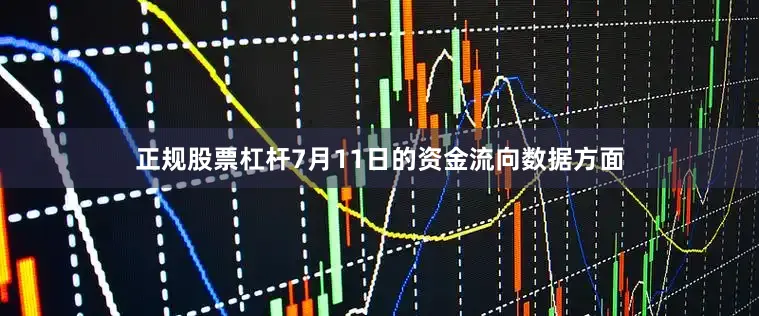 正规股票杠杆7月11日的资金流向数据方面