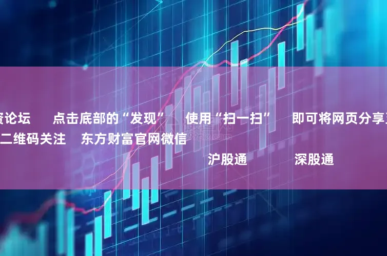 股民股票配资论坛      点击底部的“发现”     使用“扫一扫”     即可将网页分享至朋友圈                            扫描二维码关注    东方财富官网微信                                                                        沪股通             深股通           