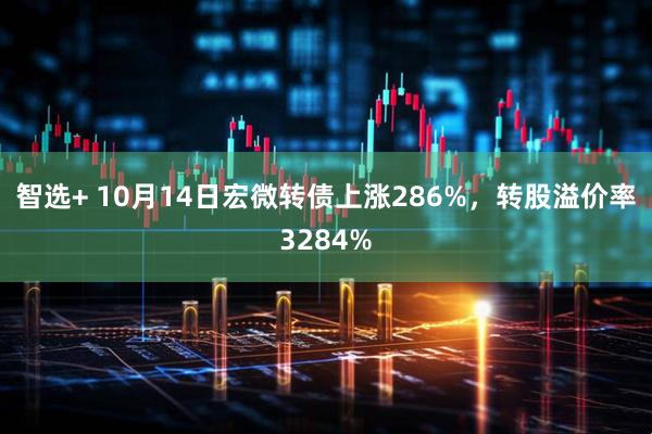 智选+ 10月14日宏微转债上涨286%，转股溢价率3284%